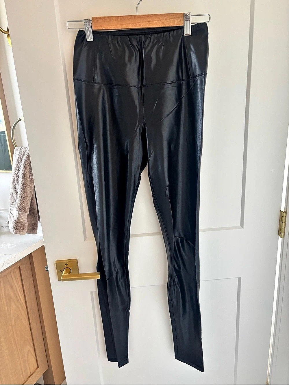 Wilfred Free Daria Pant Faux Leather Leggings Black Small